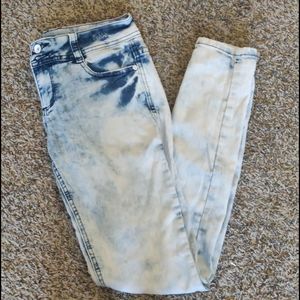 Lovesick acid wash jeans
